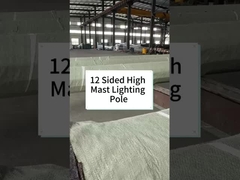 12 sided High mast lighting poles