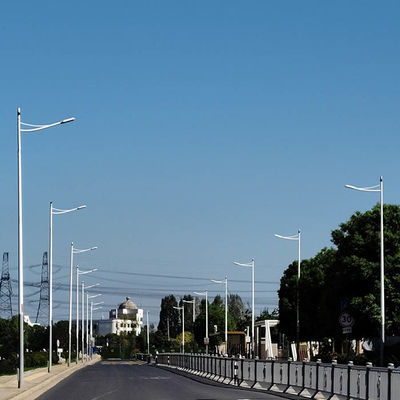 खरीदें Customizable Design Pole For Solar Street Light With Hot Dip Galvanized Steel online manufacture