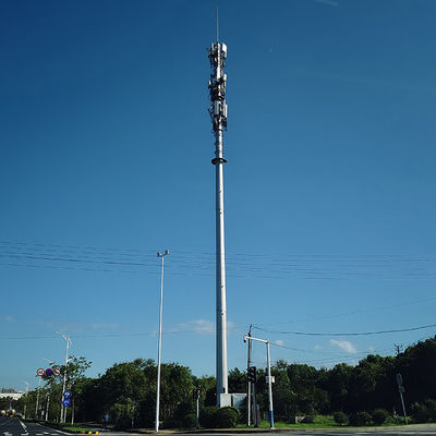 खरीदें Custom Designed Telecom Poles With Wind Pressure Calculation And Steel Structure Analysis online manufacture