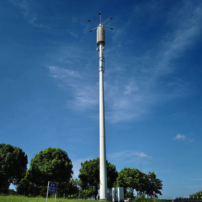 खरीदें Customizable Height and Wind Design for Telecommunication Post with Steel Pole Structure Analysis Report online manufacture