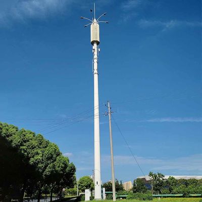 खरीदें Customized Radome Antenna Communication Pole Hot Dip Galvanized online manufacture