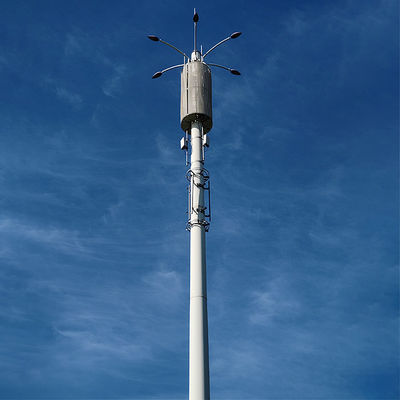 खरीदें Telecommunication Pole / Monopole Shape Conical Round Polygonal Octagonal Dodecagonal Hexadecagonal Tubular Tapered online manufacture