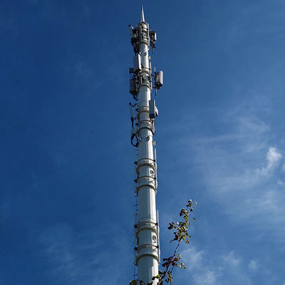 खरीदें Customized Hot Dip Galvanized Telecommunication Post With Ladders And Platform online manufacture