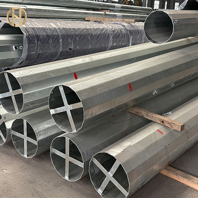 खरीदें Hot-dip Galvanized High Voltage Power Electric Transmission Line Pole Electrical Equipment online manufacture