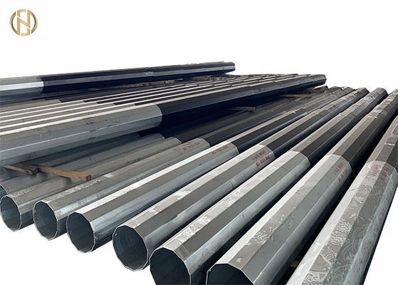 खरीदें Galvanized Color Tubular Steel Pole 33KV Double Circuit Suspension Tower online manufacture