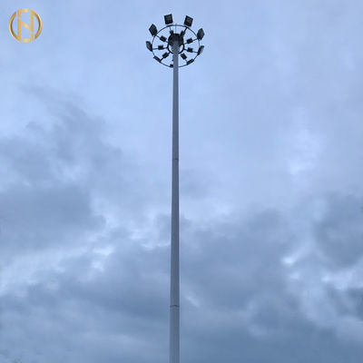 खरीदें Dodecagon Shape High Mast Lighting Pole Height 15M - 40M For Airport online manufacture