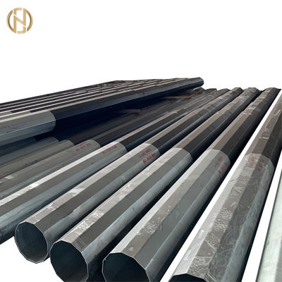 खरीदें Height 10M Galvanised Power Pole Galvanised Steel Posts 330daN 300daN online manufacture