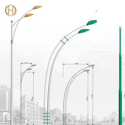 खरीदें Hot Dip Galvanized Light Pole 9M Octagonal Shape With SGS ISO Certification online manufacture