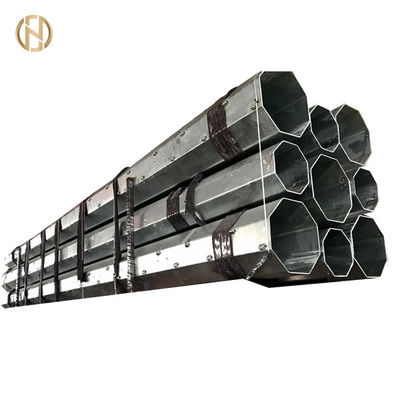 खरीदें Customized Metal Power Pole 132KV Transmission Line Pole HDG Surface online manufacture