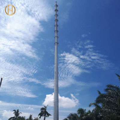 खरीदें 12 Sides Galvanized Eelectric Power Pole 35m 110FT Well Finished Welding online manufacture