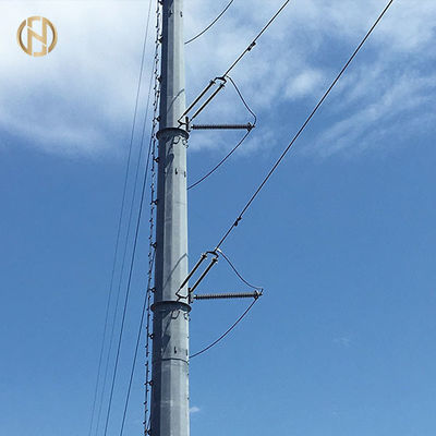 खरीदें Self Support Galvanised Power Pole 132KV 138KV 32m 60-90 Degree online manufacture