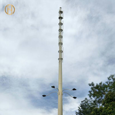 खरीदें 15-60M Steel Telecommunication Post   Monopole Telecommunications Tower online manufacture