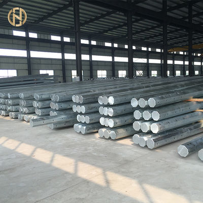 खरीदें 70FT 66KV 69kv Steel Utility Pole  Steel Transmission Pole Long Service Life online manufacture