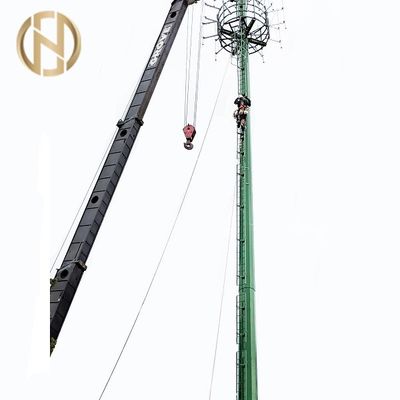 खरीदें GR50 Grade Steel Telecommunication Post 25M 30M 36M 3-25mm Wall Thickness online manufacture