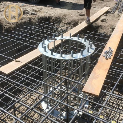 खरीदें 36M 48M Telecommunication Post  Galvanized Steel Monopole Communication Tower online manufacture