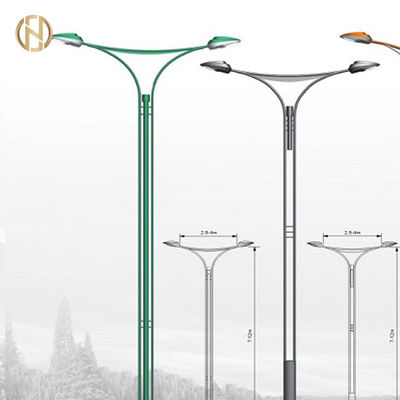 खरीदें Hot-Sale Galvanized Decorative Outdoor High Mast Street Light Pole online manufacture