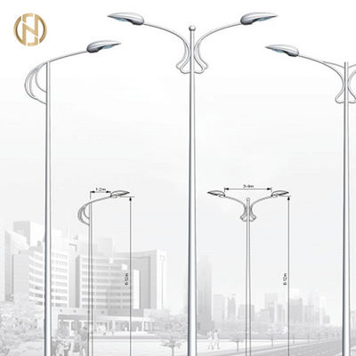 खरीदें 3-10mm Thickness Galvanized Light Pole  2% Dimension Tolerances online manufacture