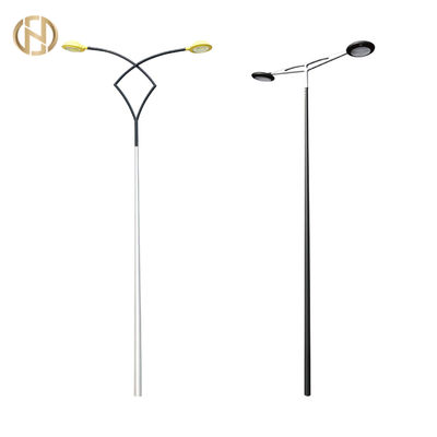 खरीदें Colorful Painting Customizable Electrical Street Light Pole With Hot-Dip Galvanized Coating And Steel Tube online manufacture