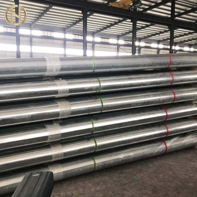 खरीदें Thickness 4mm Electrical Power Pole 10.5m Height Metal Power Pole online manufacture