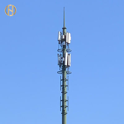 खरीदें Polygonal Telecommunication Post  35m 36m Monopole Telecom Tower online manufacture