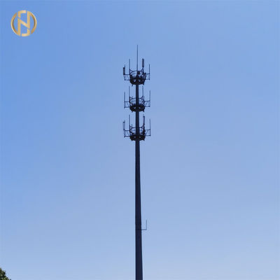 खरीदें White Powder Coated Transmission Line Pole With ISO 9001 Certification online manufacture