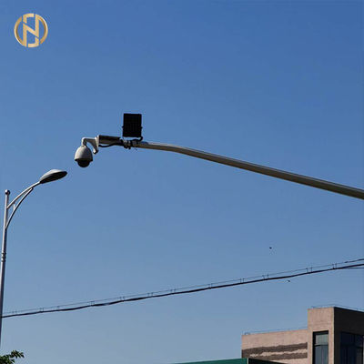 खरीदें Galvanized Steel Outdoor Security Camera Pole Anti Corrosion Protection online manufacture