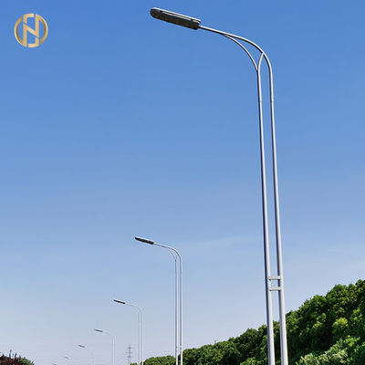 खरीदें Hot Dip Galvanized Octagonal Solar Street Light Pole Design for Conical/ Polygonal/Round or others Multi-pyramidal Shape online manufacture