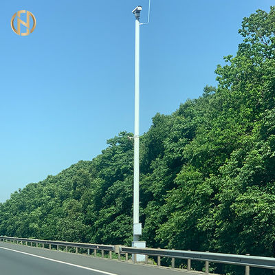 खरीदें High Quality CCTV Camera Pole  Octagonal Surveillance Camera Pole online manufacture