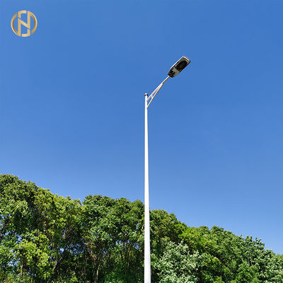 खरीदें Steel Street Light Pole Galvanized / Spray Powder Surface Treatment online manufacture