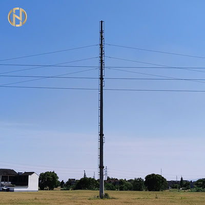 खरीदें 10.5M 35FT Octagonal Steel Pole 500daN 5KN GR65 With ISO 9001 Certification online manufacture