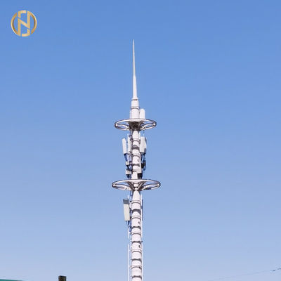 खरीदें Hot Rolled Steel Communication Tower Pole 35M 36M Long Service Life online manufacture