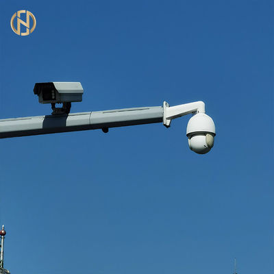 खरीदें Steel CCTV Camera Pole L Type 1m - 30m Arm Length Long Service Life online manufacture