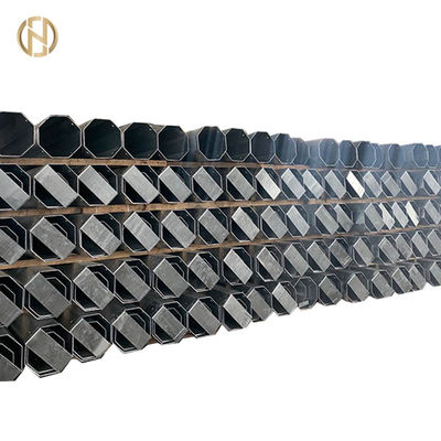 खरीदें 12M 40ft Galvanized Tubular Steel Transmission Pole 800daN 8KN ASTM 572 Gr65 online manufacture