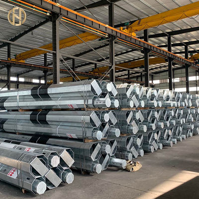 खरीदें 12M Swaged Tubular Pole Durable For Overhead Electric Lines 11KV Or 33KV online manufacture