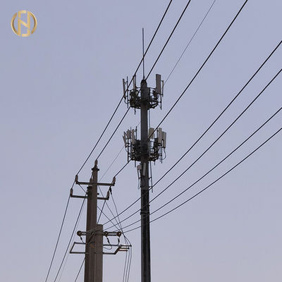 खरीदें 20 Side 30M 36M 40M Telecommunication Pole For Internet online manufacture