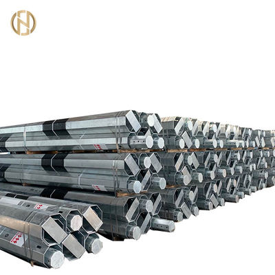 खरीदें 12M Galvanized Steel Light Pole For Power Distribution online manufacture