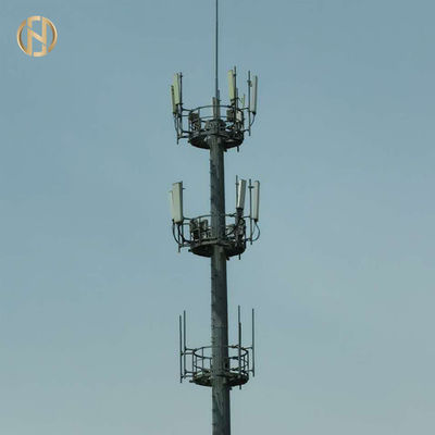 खरीदें Galvanized GR50 Telecommunication Post For Wireless Internet online manufacture