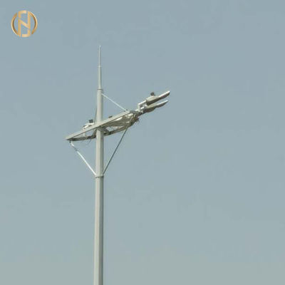 खरीदें Octadecagon High Mast Street Light Pole Hot Dip Galvanized 20M 30M 36M online manufacture