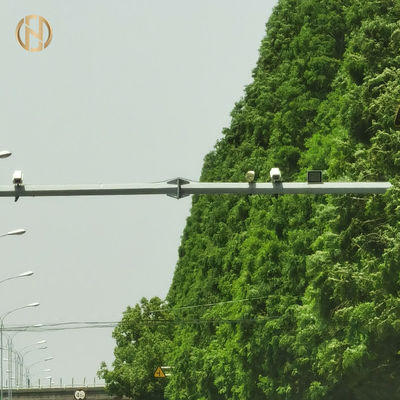 खरीदें Type Galvanized Steel 8M CCTV Camera Mounting Pole online manufacture