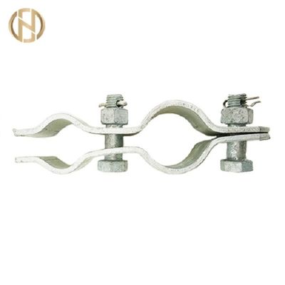 खरीदें Custom Made Pole Accessories , Galvanized Fastening Clamp For ADSS OPGW Cable online manufacture
