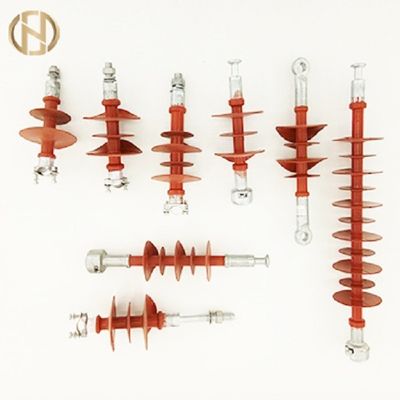खरीदें Red Color Pole Accessories , 10-500kV Composite Suspension Insulator online manufacture