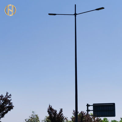 खरीदें Customizable Electical Outdoor Solar Street Light Pole Design With Hot-Dip Galvanized Coating online manufacture