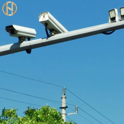 खरीदें Q235B Galvanized Steel 5M Surveillance Camera Pole online manufacture