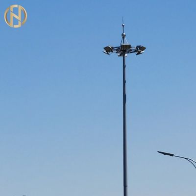खरीदें Hot Dip Galvanized Steel Stadium Telescoping High Mast Light Pole online manufacture