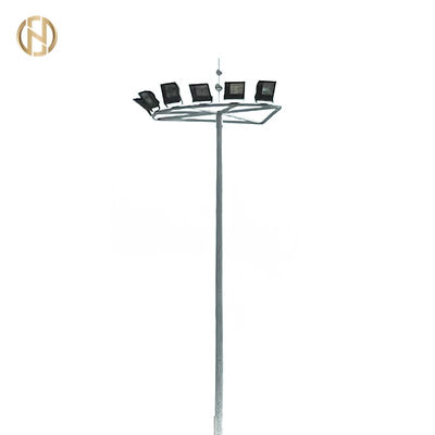 खरीदें 35M Hot Dip Galvanized High Mast Lighting Poles With Led Lights online manufacture