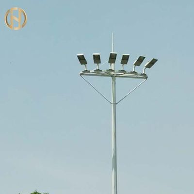 खरीदें Polygonal Q460 Street Light High Mast Light Pole Overlap Connection online manufacture