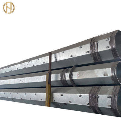 खरीदें Customized Metal Power Pole 132KV Transmission Line HDG Surface online manufacture