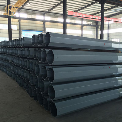 खरीदें Galvanized Metal Power Pole Q460C 8mm Power Transmission Pole online manufacture
